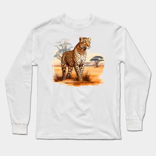 african leopard Long Sleeve T-Shirt